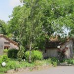 Vue d'ensemble des lodges en bois